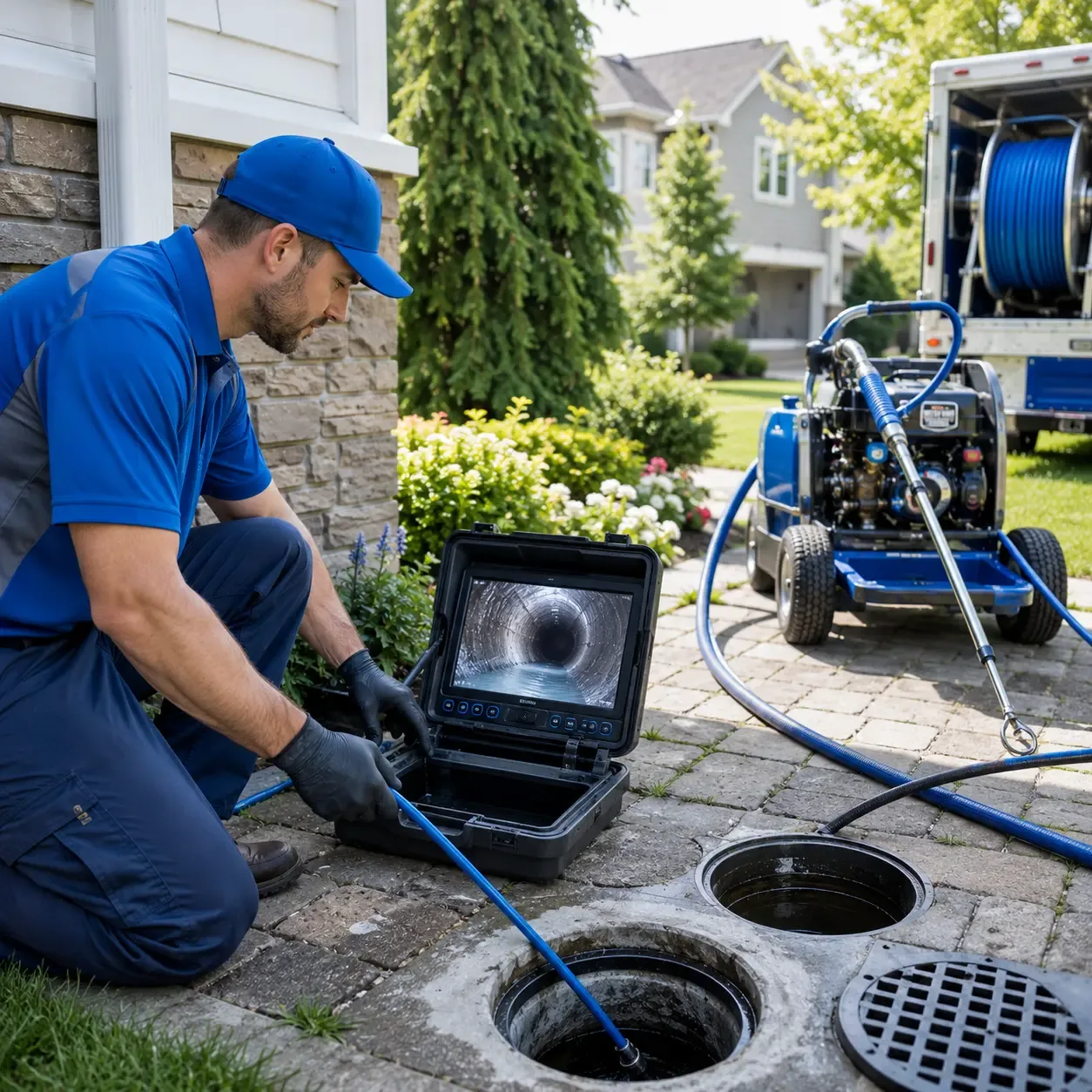 Outdoor drain cleaning professionals serving Saint Jo, TX